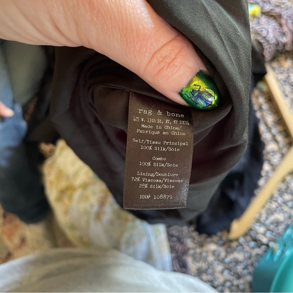 Rag & Bone silk slip dress - Picture 9 of 9